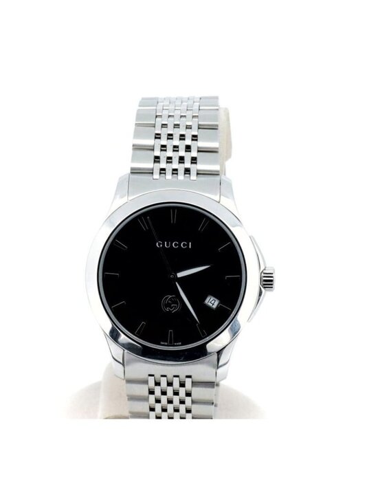 Gucci Timeless Watch Silver Color Quartz Black Dial main image 8